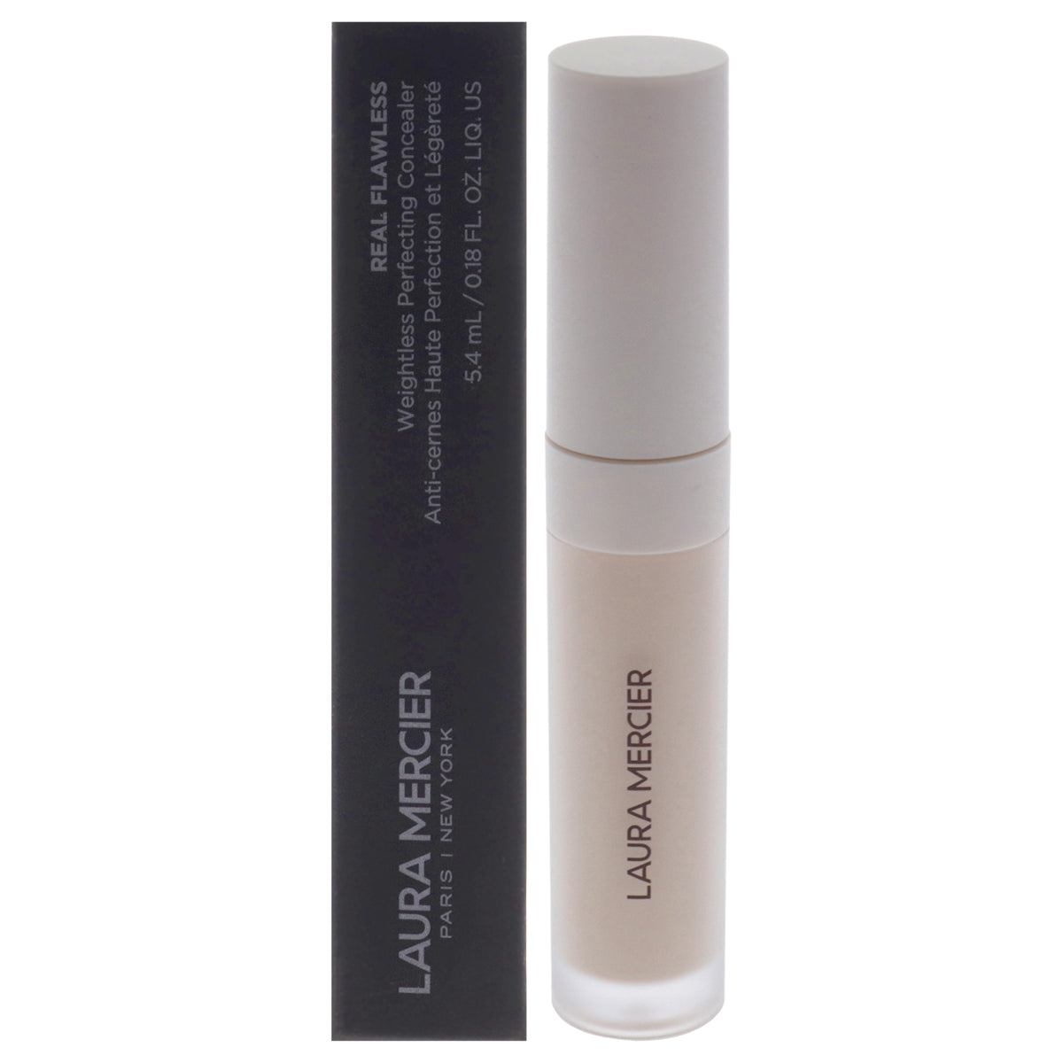 Real Flawless Weightless Perfecting Concealer  0W1 Very Fair with Warm Undertones by Laura Mercier for Women  018 oz Conceale