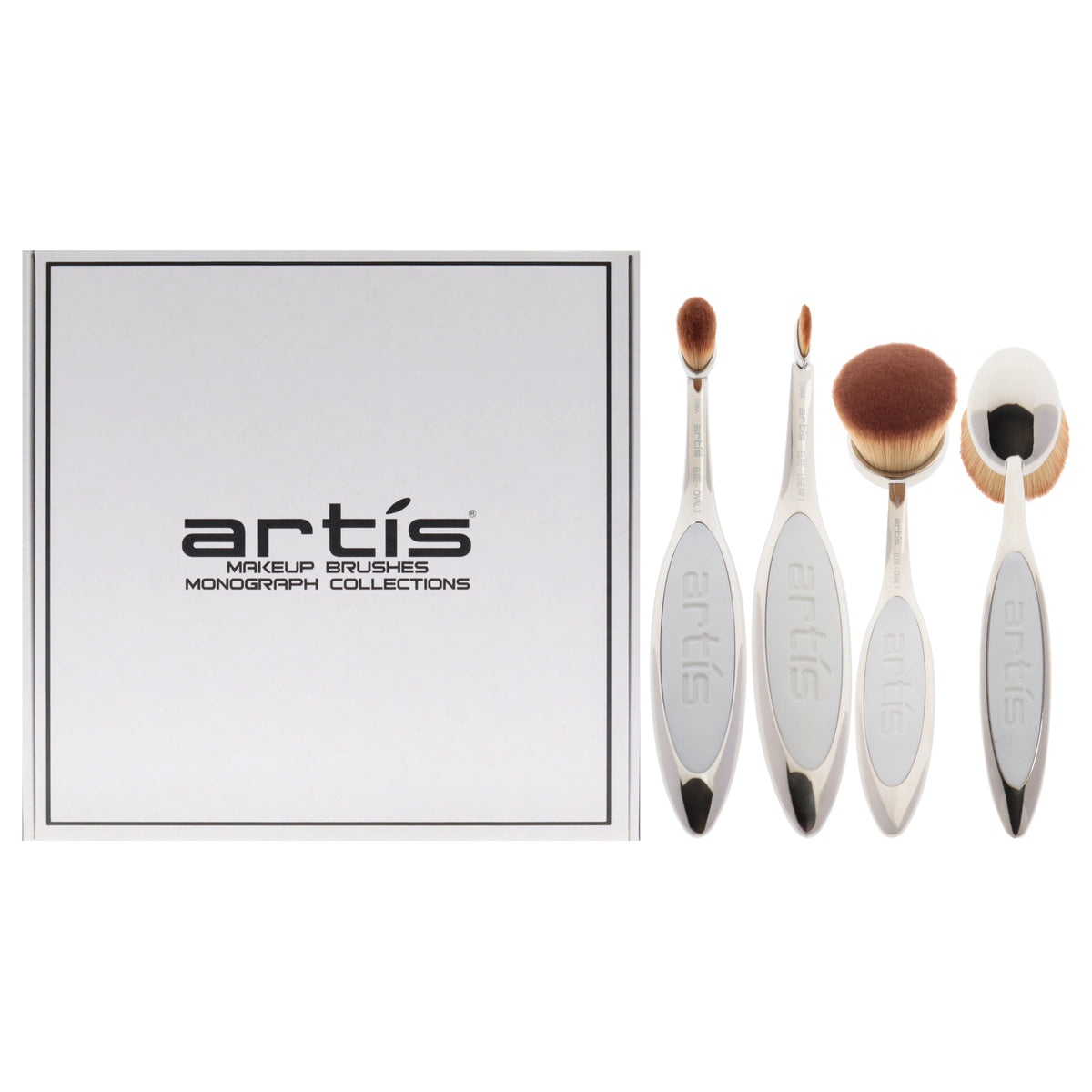 Elite 3 Brush  Set  Mirror  by Artis for Women  3 Pc Elite Oval 7 Brush  Mirror  Elite Oval 3 Brush  Mirror  Elite Linear 1 