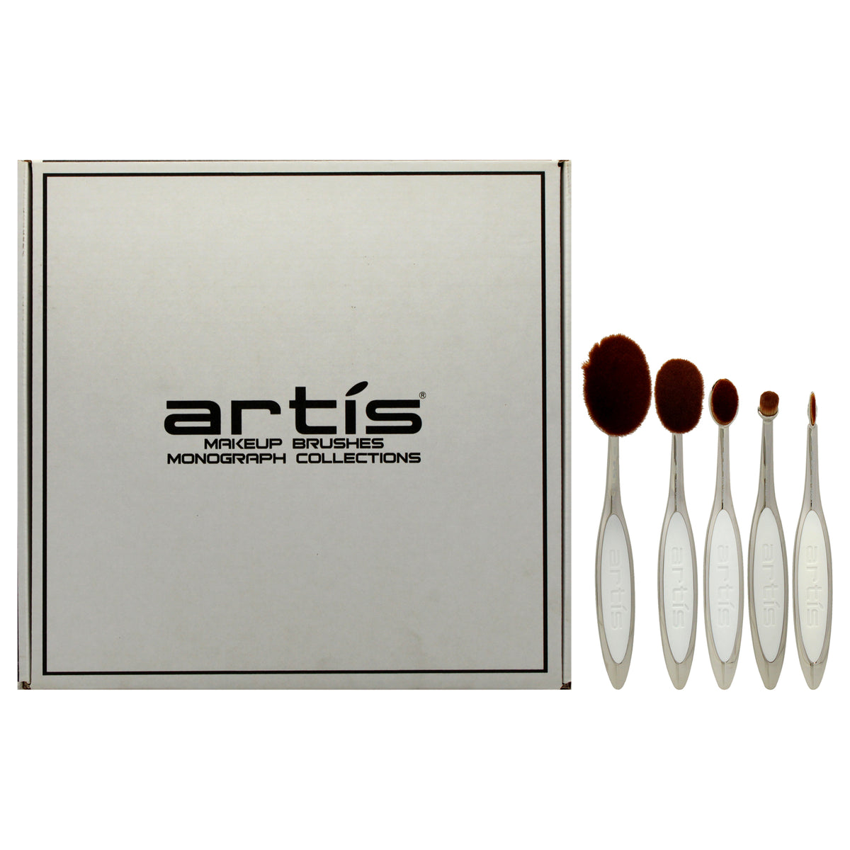 Elite 5 Brush Set  Mirror by Artis for Women  4 Pc Elite Collection Oval 7 Brush  Mirror  Elite Oval 6 Brush  Mirror  Elite 