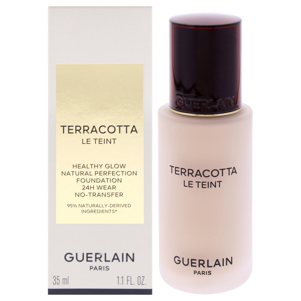 Terracotta Le Teint 24H Wear NoTransfer Foundation  0C Cool by Guerlain for Women  11 oz Foundation