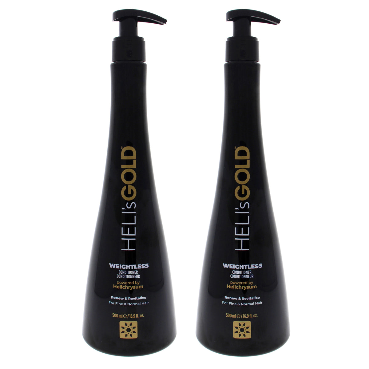 Weightless Conditioner by Helis Gold for Unisex  169 oz Conditioner  Pack of 2