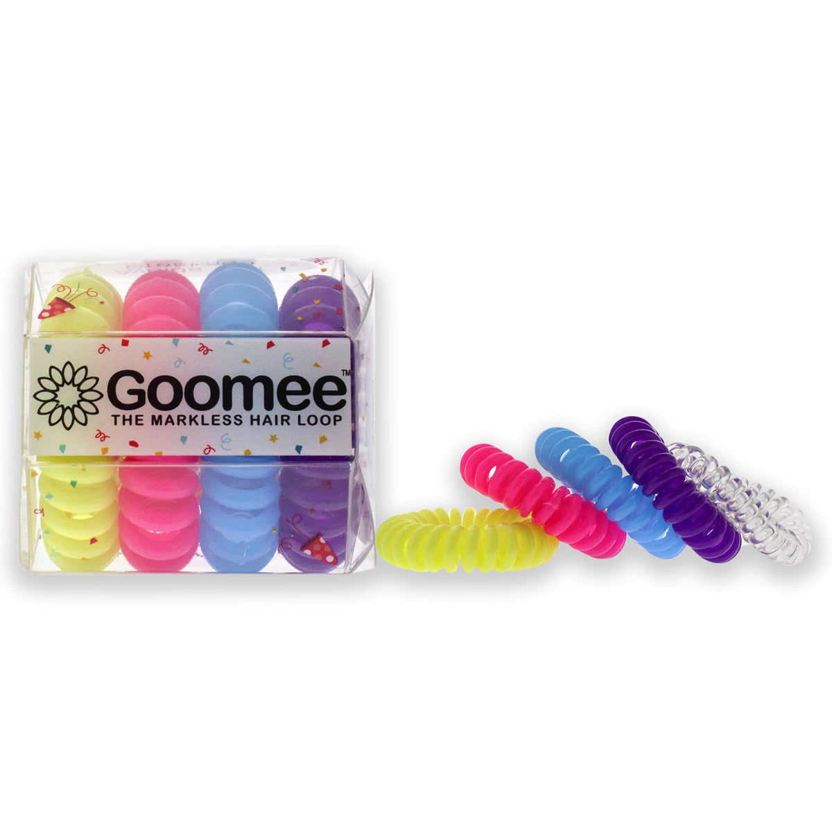 The Markless Hair Loop Set  Rebel by Goomee for Women  4 Pc Hair Tie