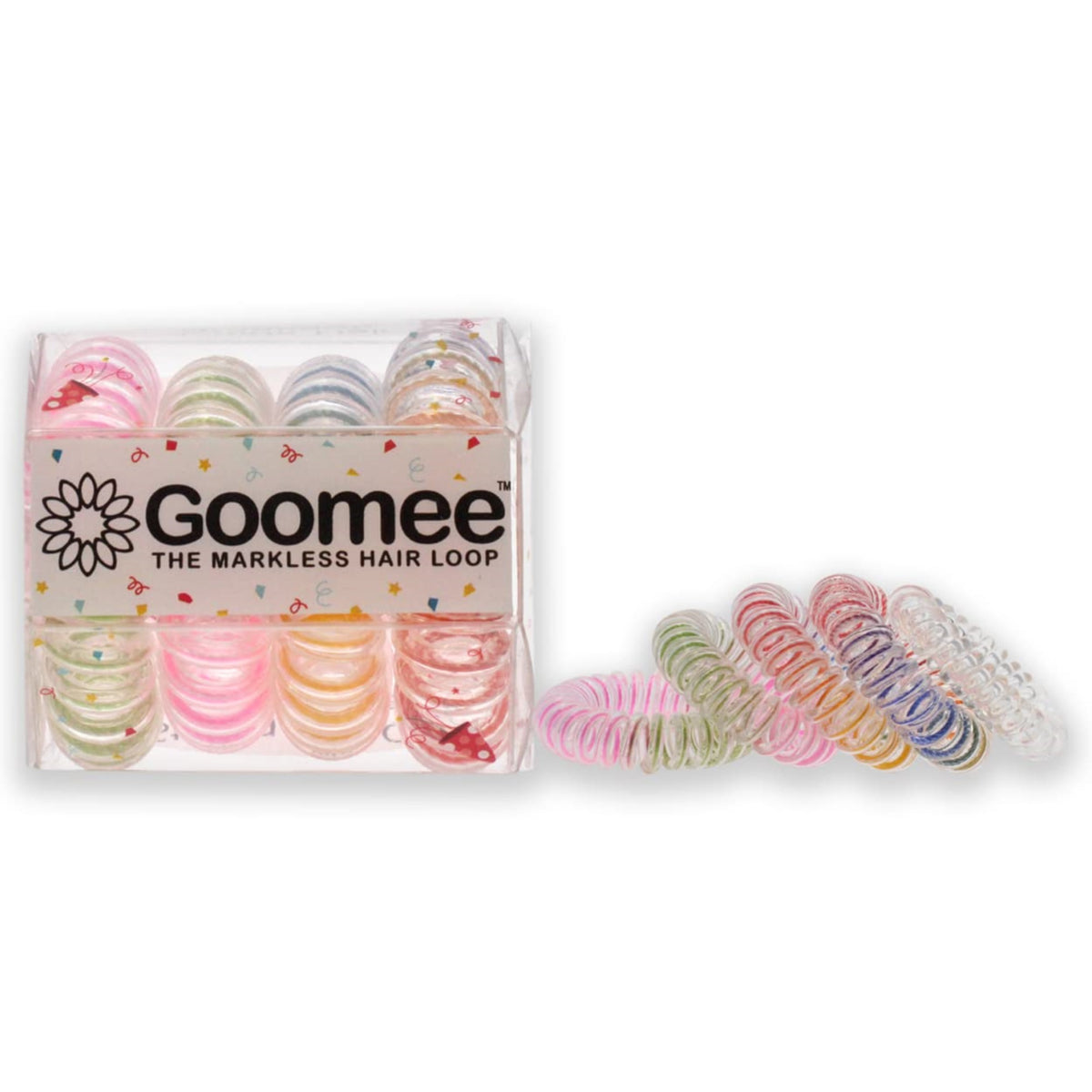 The Markless Hair Loop Set Streak of Luck by Goomee for Women  4 Pc Hair Tie