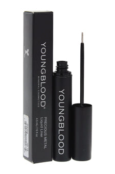 Precious Metal Liquid Liner  Sterling by Youngblood for Women  015 oz Eyeliner