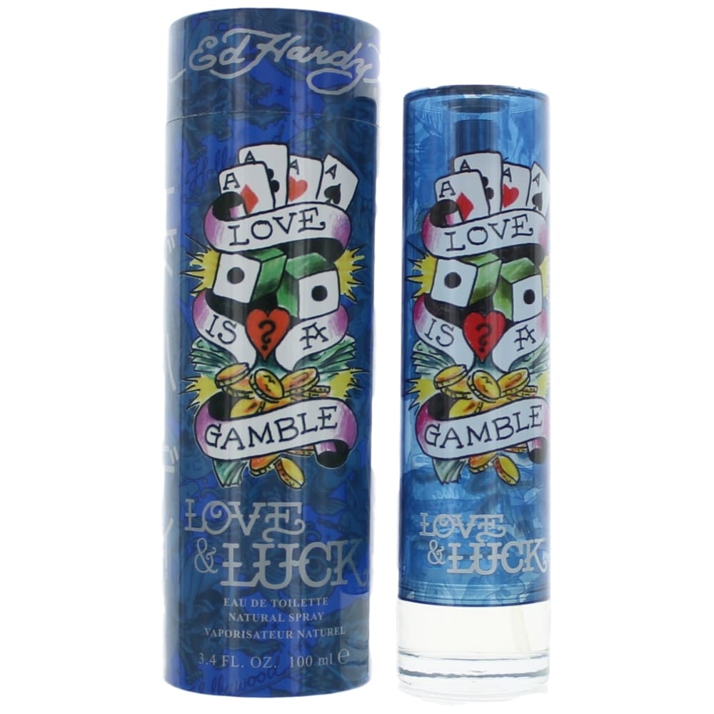 Ed Hardy Love  Luck by Christian Audigier  34 oz Eau De Toilette Spray for Men