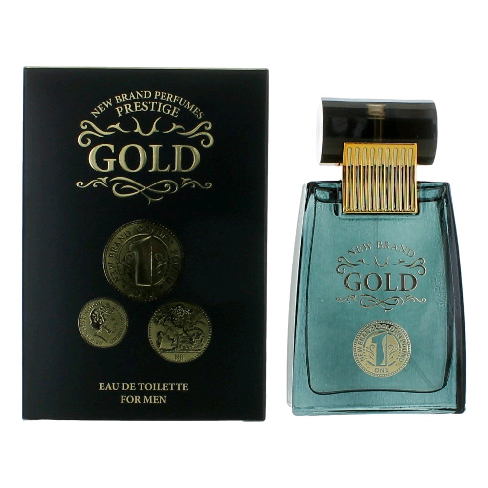 Gold by New Brand  33 oz Eau De Toilette Spray for Men