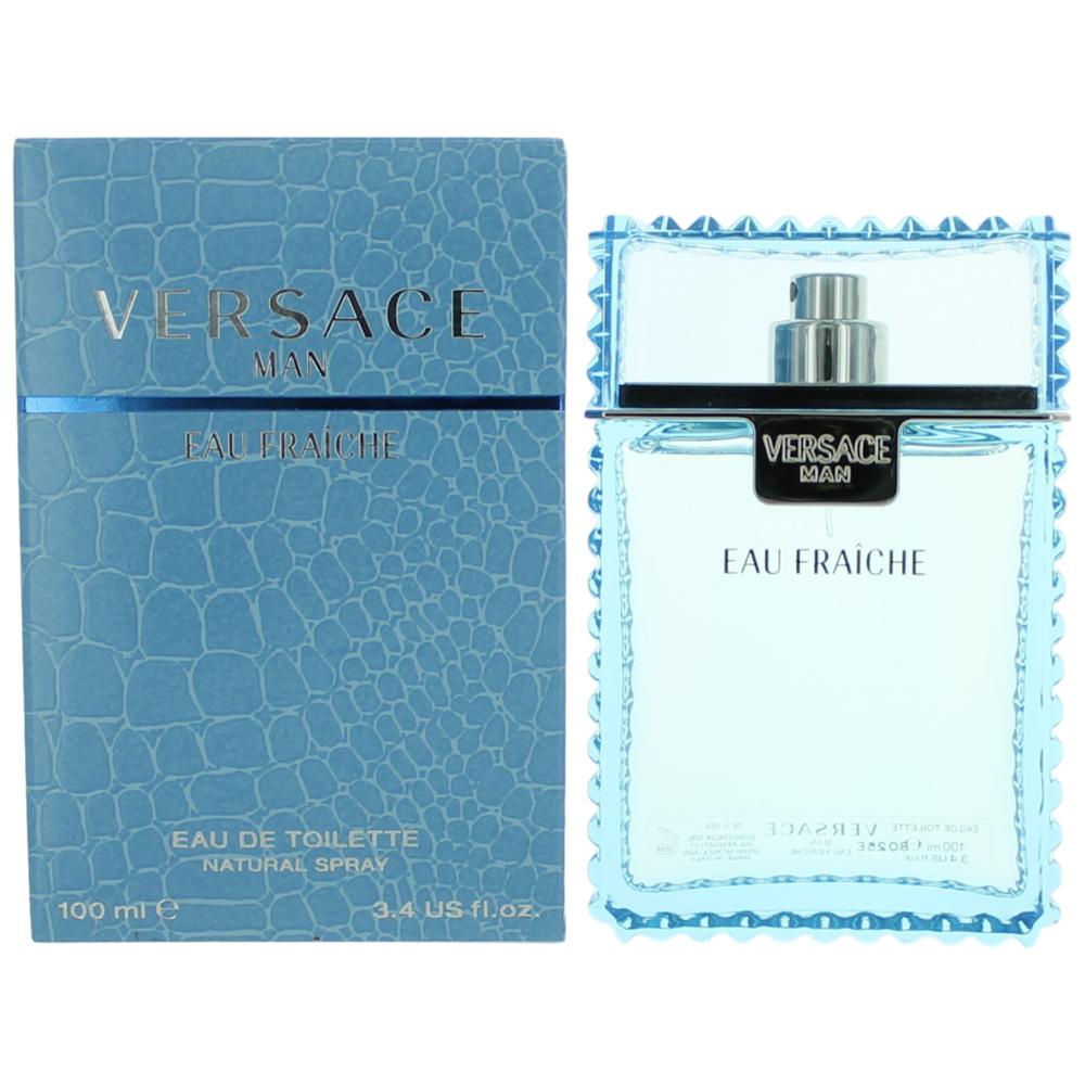 Versace Man Eau Fraiche by Versace  34 oz Eau De Toilette Spray for Men