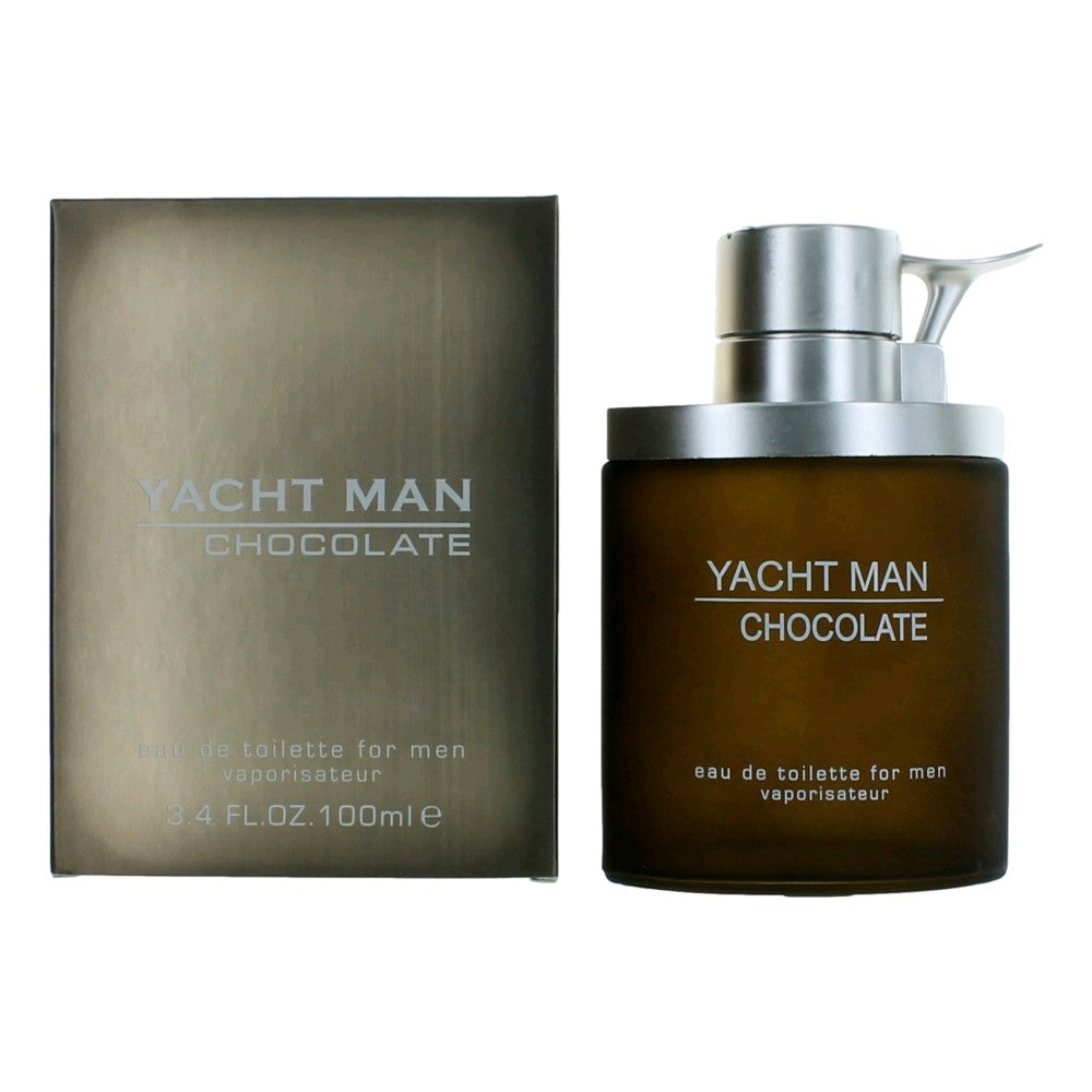 Yacht Man Chocolate by Myrurgia  34 oz Eau De Toilette Spray for Men