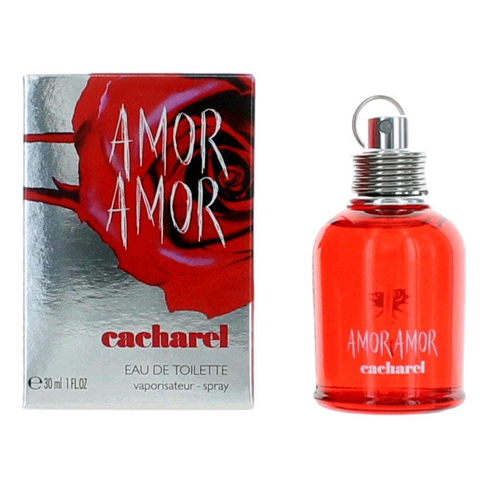 Amor Amor by Cacharel  1 oz Eau De Toilette Spray for Women