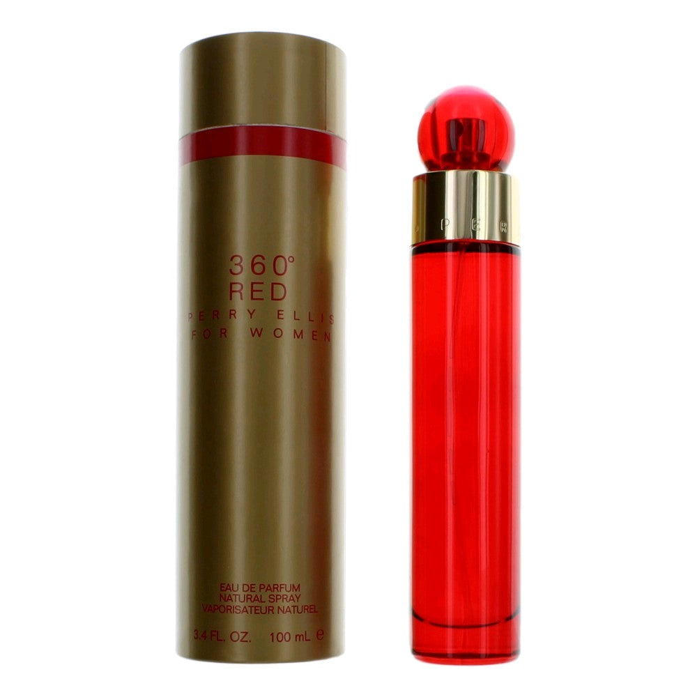 Perry Ellis 360 Red by Perry Ellis  34 oz Eau De Parfum Spray for Women