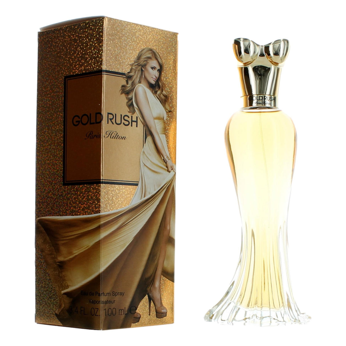 Gold Rush by Paris Hilton  34 oz Eau De Parfum Spray for Women