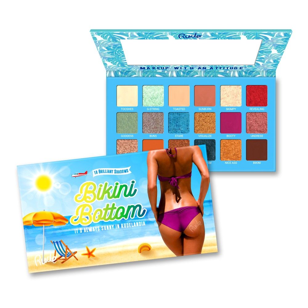 RUDE Bikini Bottom  18 Eyeshadow PaletteD0102H2B7PY