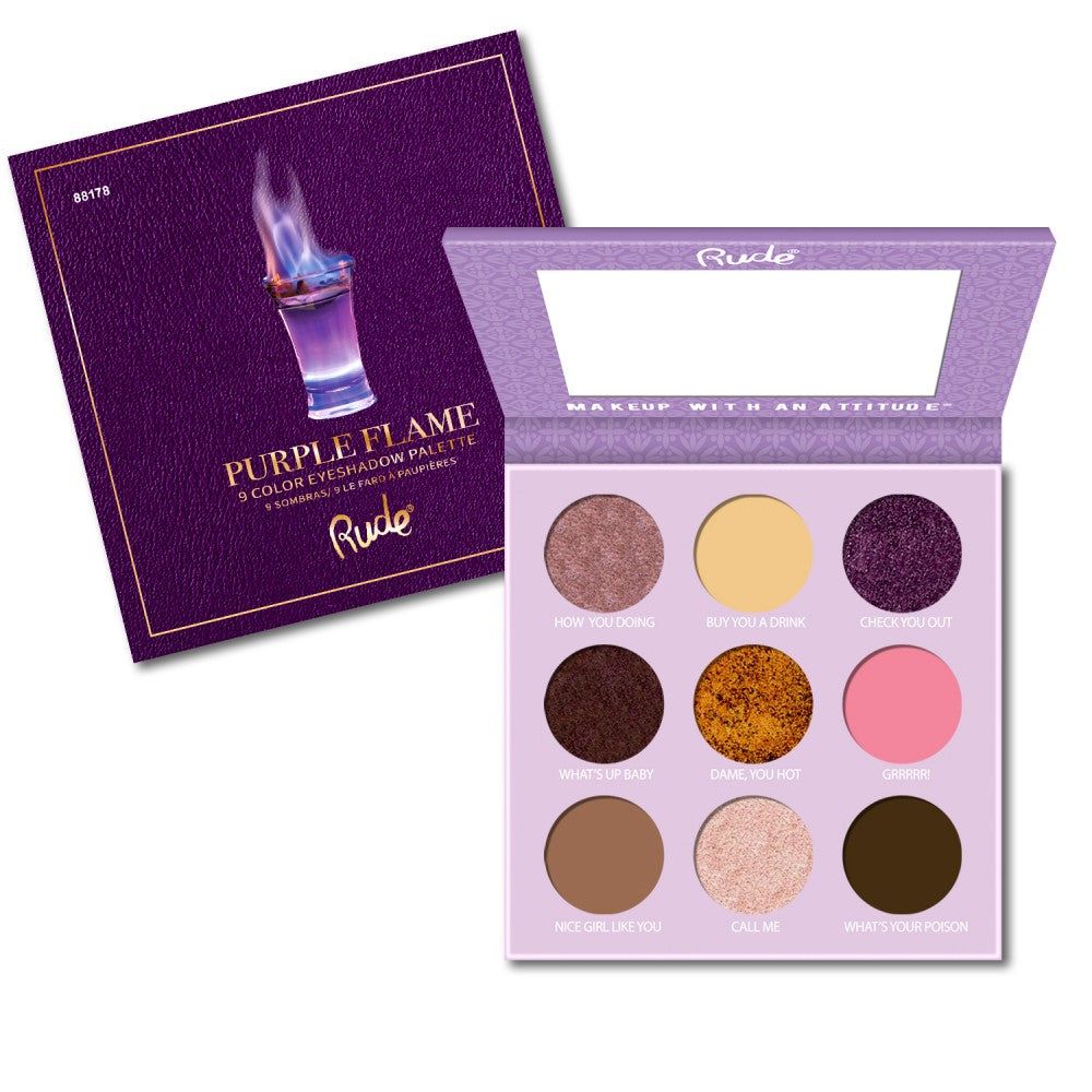 RUDE cocktail Party 9 color Eyeshadow PaletteD0102H2B7UU