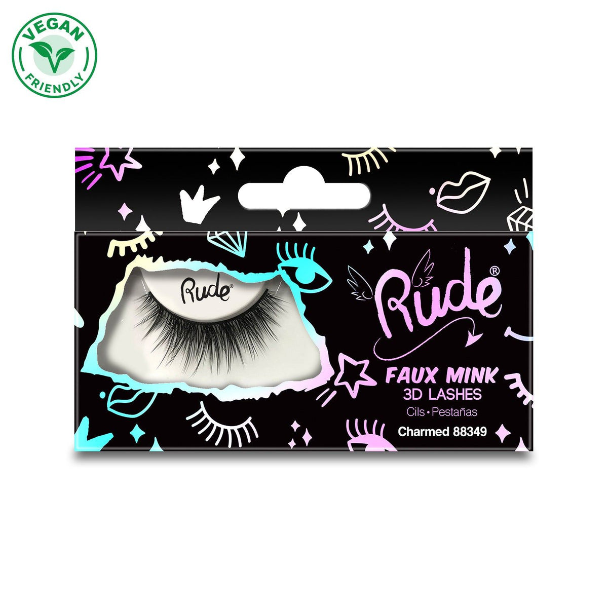 RUDE Essential Faux Mink 3D LashesD0102H2BRgY