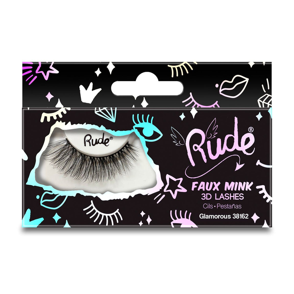 RUDE Essential Faux Mink 3D LashesD0102H2BRLY