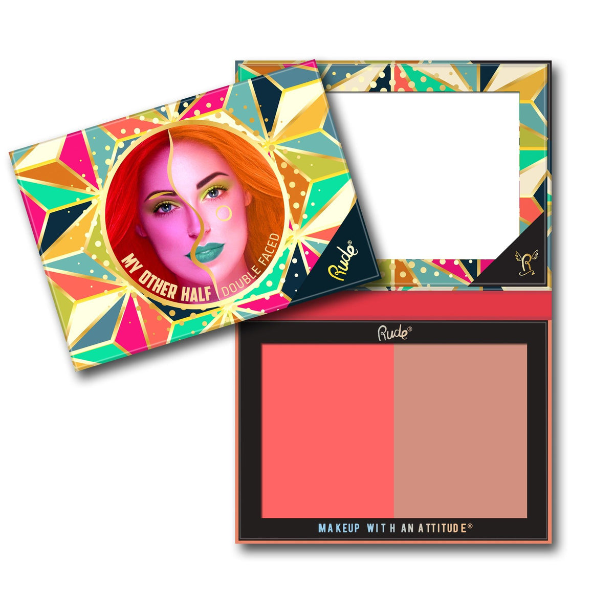 RUDE My Other Half Duo Shade Face PaletteD0102H2BRTA