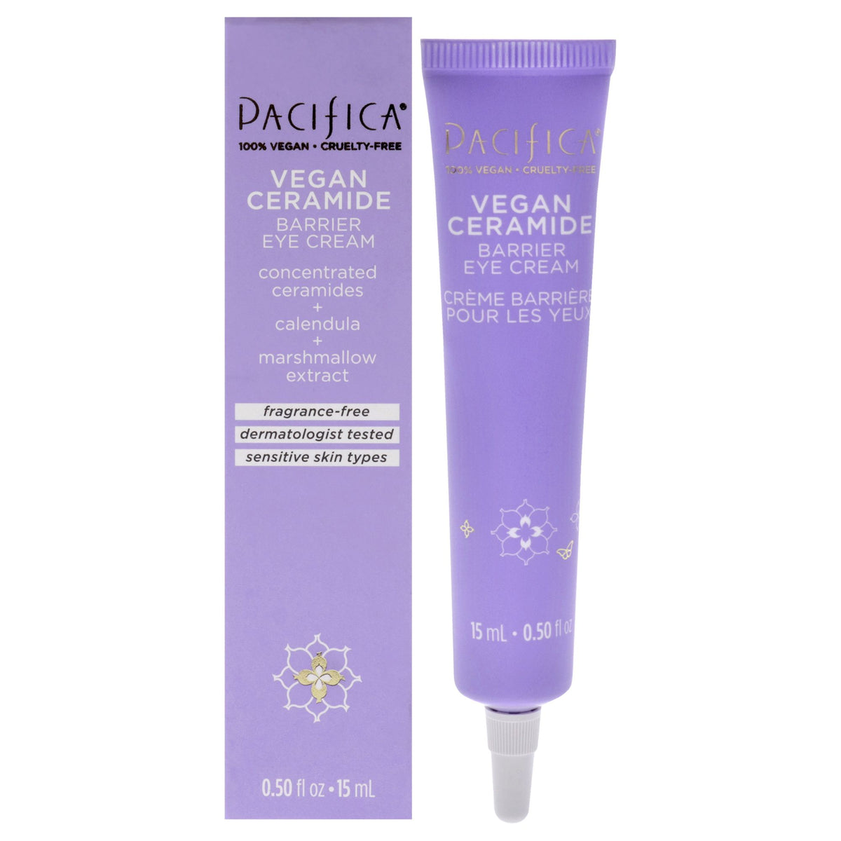 Vegan ceramide Eye cream by Pacifica for Women  05 oz creamD0102HgENRU