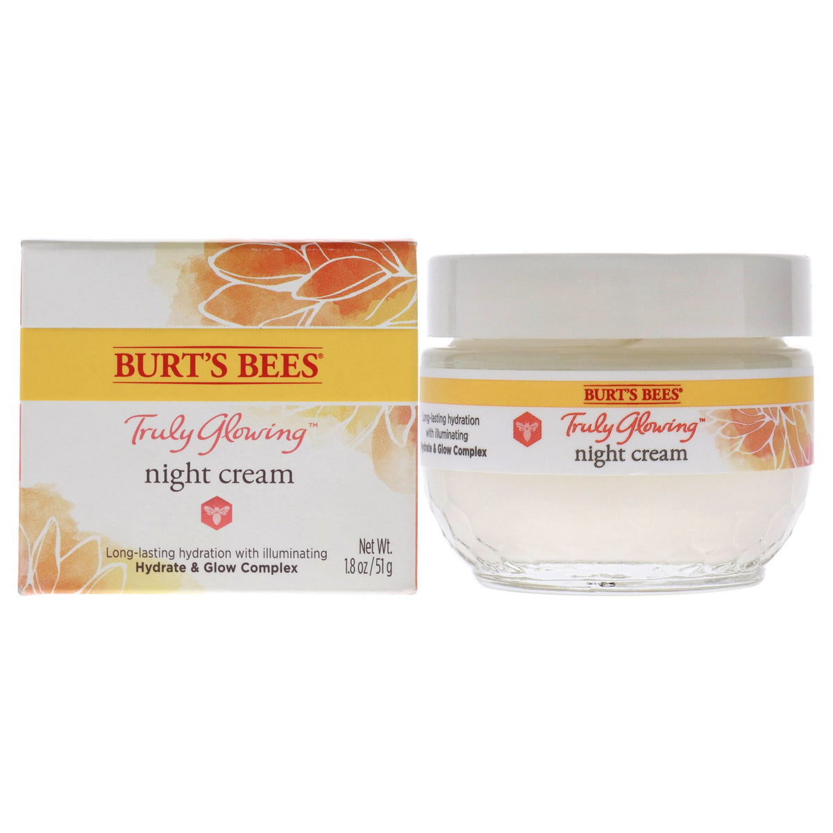 Truly glowing Night cream by Burts Bees for Unisex  18 oz creamD0102HgRFB7