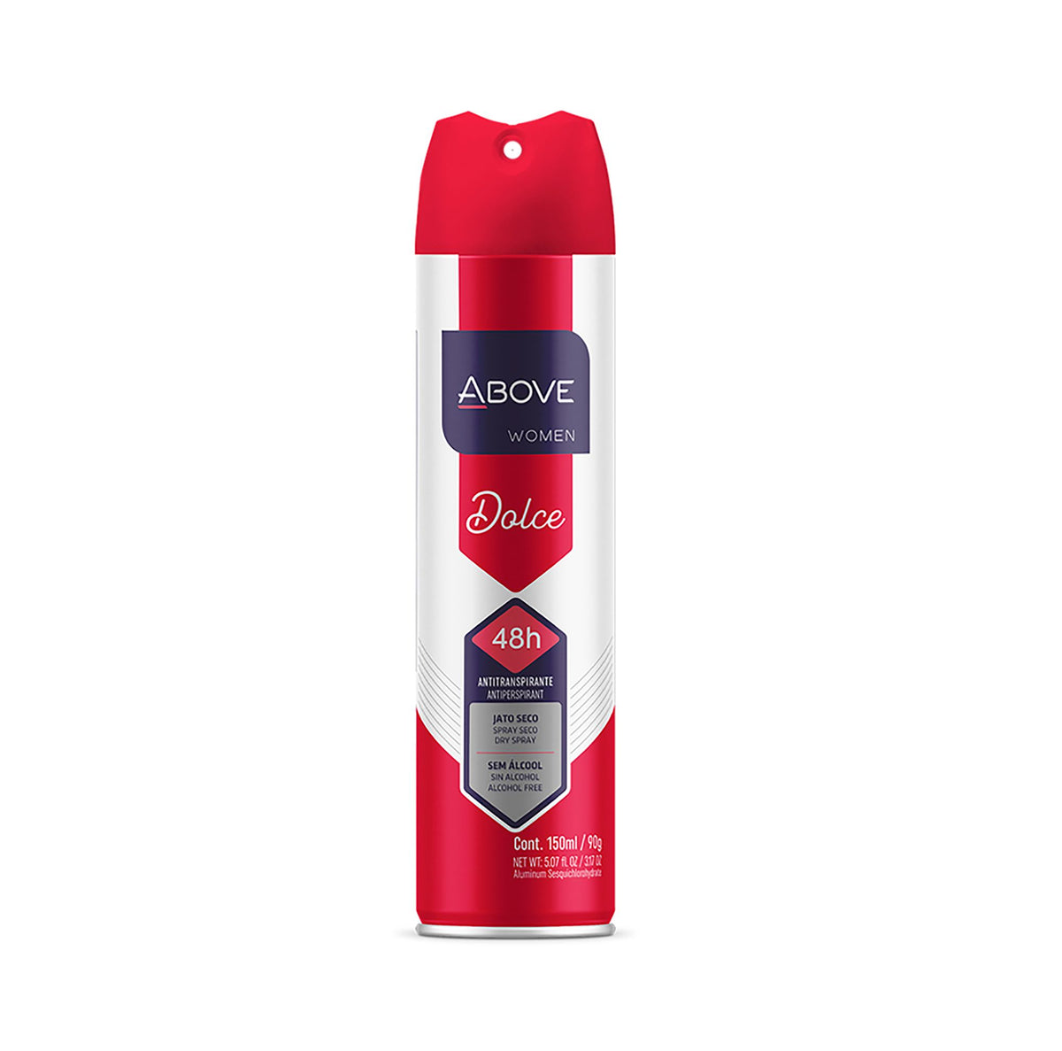 ABOVE Dolce Vita  48 Hours Antiperspirant Deodorant  Dry Spray for Women  Notes of Apple  Berries and Mandarin  Protects Aga