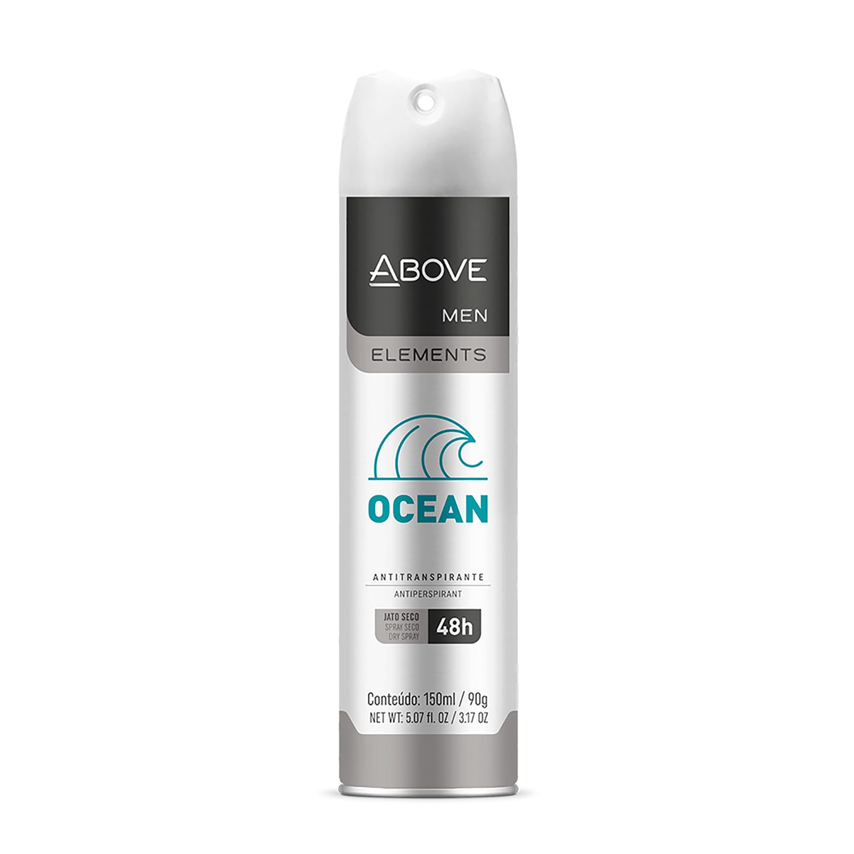 ABOVE Ocean  48 Hours Antiperspirant Deodorant  Dry Spray for Men  Notes of Lemon  Bergamot and Lavender  Protects Against S