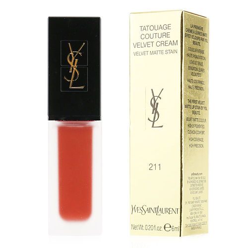 YVES SAINT LAURENT by Yves Saint Laurent Tatouage Couture Velvet Cream Velvet Matte Stain   211 Chili Incitement 6ml02ozD