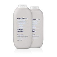 Method Method Body Wash, Simply Nourish, 18oz, 2 Pack, Simply Nourish, 18 fluid_ounces