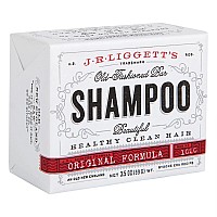 JRLIGGETT'S All-Natural Shampoo Bar, Original Formula - Supports Strong and Healthy Hair - Nourish Follicles with Antioxidants and Vitamins - Detergent and Sulfate-Free, One, 3.5 Ounce Bar