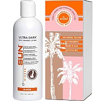 Sun Laboratories Ultra Dark Self-Tanning Lotion for Body and Face - Sunless Tan Golden Glow - Dark - 8 fl oz Bottle