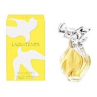 Nina Ricci L'Air Du Temps Perfume For Women - Floral Fragrance Mist - Opens With Notes Of Carnation And Aldehydes - Blended With Rose And Neroli - Long Lasting Scent - Eau De Toilette Spray - 1.7 Oz