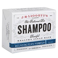 JRLIGGETT'S All-Natural Shampoo Bar, Moisturizing Formula - Supports Strong and Healthy Hair - Nourish Follicles with Antioxidants and Vitamins - Detergent and Sulfate-Free, One 3.5 Ounce Bar