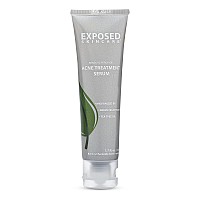 Exposed Skin Care Acne Treatment Serum Step 3 - Quickly Reduces Pimple Size and Redness - 12 Hour Spot Treatment - 3.5% Benzoyl Peroxide, Natural Green Tea & Tea Tree Oil