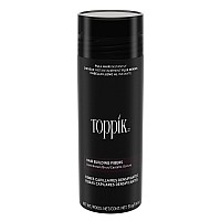 Toppik Hair Building Fibers, Dark Brown, 55g Fill In Fine or Thinning Hair Instantly Thicker, Fuller Looking Hair 9 Shades for Men & Women
