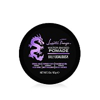 Billy Jealousy Lunatic Fringe Water-Based Pomade for Men, Strong Hold, High Shine, Water Soluble and Vegan Hair Product Ideal for Medium to Long Thick Mane, 3 oz