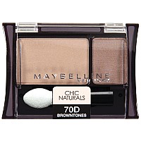 Maybelline New York Expert Wear Eyeshadow Duos, 70d Browntones Chic Naturals, 0.08 Ounce