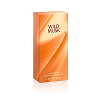 Wild Musk Eau de Cologne Spray, Vegan Formula, Perfume, Warm Spicy Scent, 1.5oz