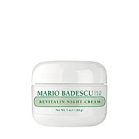 Mario Badescu Revitalin Night Cream for Women Anti Aging Overnight Face Cream Enriched with Collagen, and Vitamin A and E, Ideal for Dry or Sensitive Skin, 1 Oz