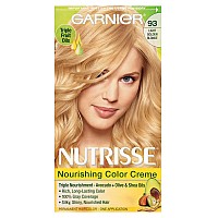 Garnier Nutrisse Nourishing Hair Color Creme, 93 Light Golden Blonde (Honey Butter) (Packaging May Vary)