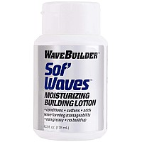 WaveBuilder Sof' Waves Moisturizing Building Lotion | Conditions, Softens Hair to Promote Hair Waves, 6.3 fl oz