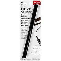 Revlon ColorStay Liquid Eye Pen, 003 Blackened Brown 003 .05 oz (1.6 g)