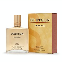 Stetson Original Aftershave by Scent Beauty - After Shave Splash for Men - Earthy and Woody Aroma with Fragrance Notes of Citrus, Patchouli, and Tonka Bean - 3.5 Fl Oz