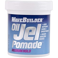 WAVEBUILDER Oil Jel Pomade Medium Hold, 3.5 OZ