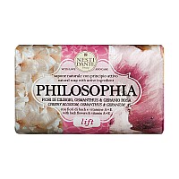 Nesti Dante Philosophia Natural Soap, Lift/Cherry Blossom/Osmanthus and Geranium With Bach Flowers and Vitamin E, 8.8 Ounce