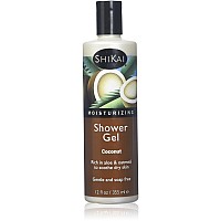 Shikai All Natural Moisturizing Shower Gel, Coconut - 12 Oz