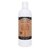 Plantlife Patchouli Foam Soap Refill - Gentle, Moisturizing, Plant-based Foam Soap for All Skin Types - Ideal for use as a Hand & Body wash, Shaving Cream, and Foaming Fun for Kids - Made in California 16 oz