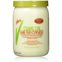 Vitale Olive Oil Hair Mayonnaise 30oz with Oat & Egg Protein and Vitamins - Good on Color & Thermal Treated Hair - for Dry & Damaged Scalp Men, Women & Kids -Moisturize and Condition