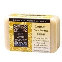 One With Nature Dead Sea Lemon Verbena Bar Soap, 7 Ounce - 2 per case.