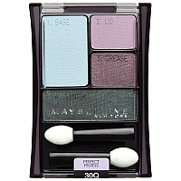 Maybelline New York Expert Wear Eyeshadow Quads, 30q Seashore Frosts Perfect Pastels, 0.17 Ounce