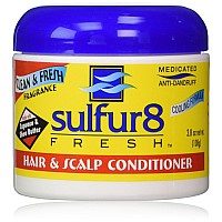 Sulfur 8 Fresh Medicated Anti-dandruff Hair & Scalp Conditioner 4 Oz (3.8 oz net wt.)