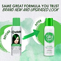 Punky, Temporary Hair Color Spray, Jaguar Green, Non-Sticky, Non-Damaging Hair Dye Instant Vivid Hair Color, 3.5 oz, 1 Pack