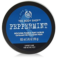 The Body Shop Peppermint Reviving Pumice Exfoliating Foot Scrub, 100ml